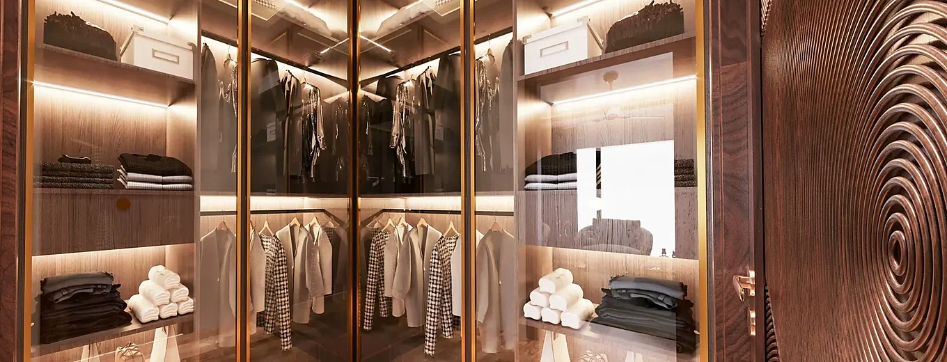Walk-in wardrobe interior inspiration