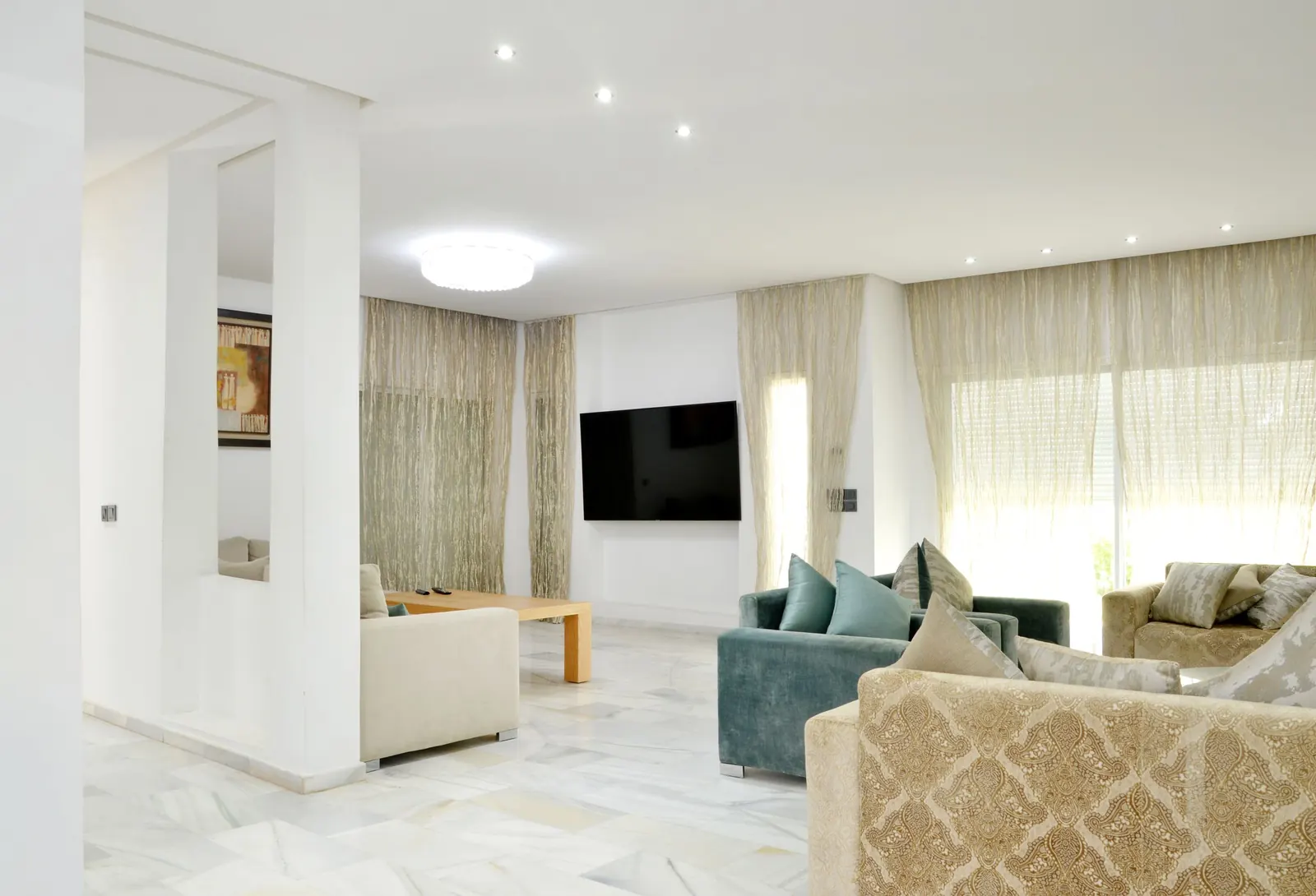 Luxury interior living space