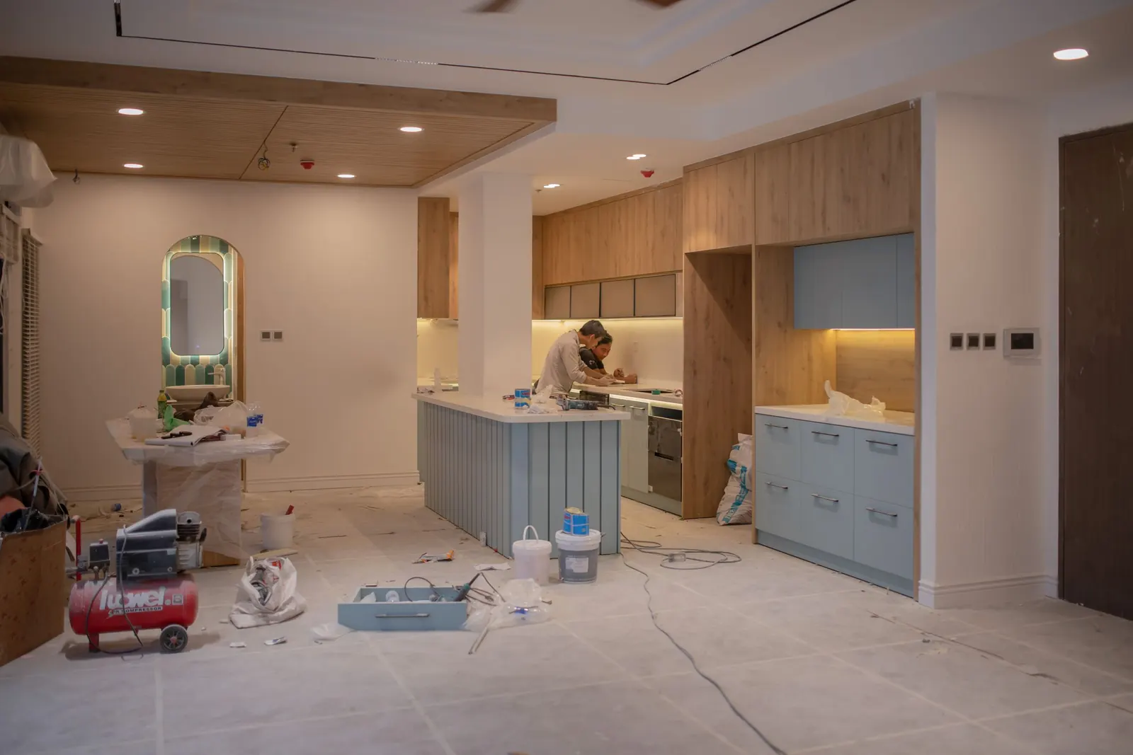 Renovated interior space