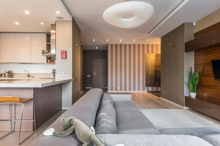 Residential living room detail