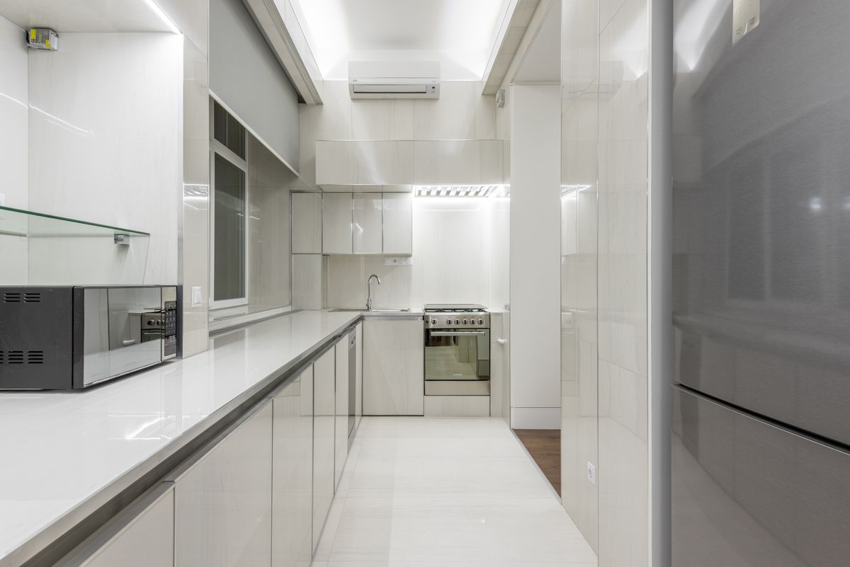 Parallel Kitchen design by AR Enterprises