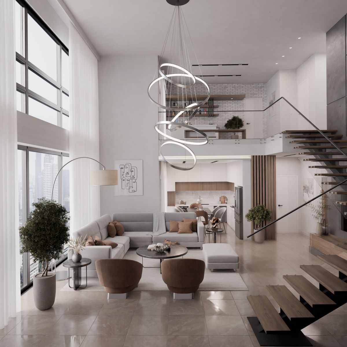 Luxury residential interior style by AR Enterprises