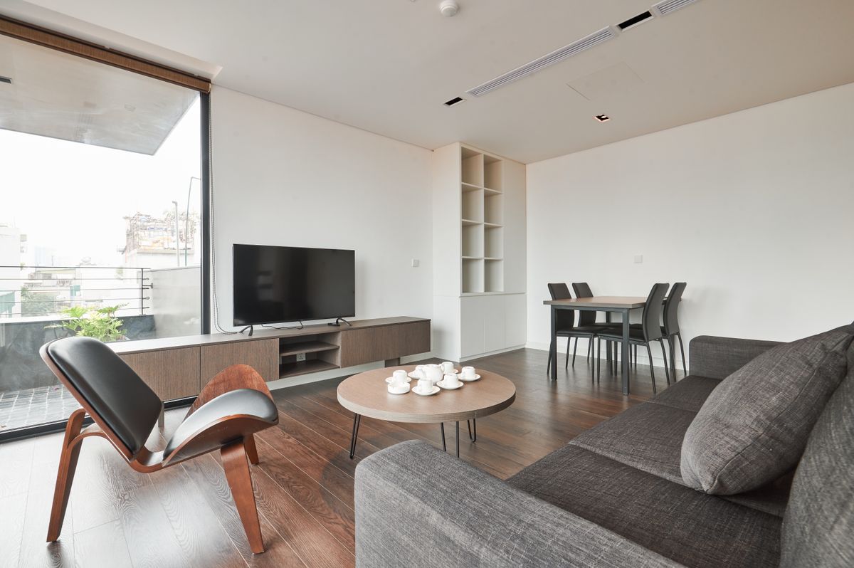 Minimalist residential interior style by AR Enterprises